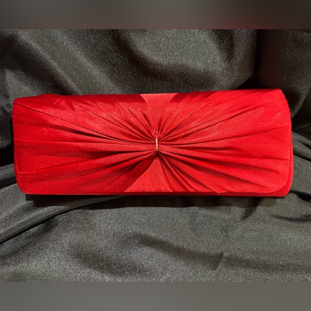 Elegant Red Clutch Bag